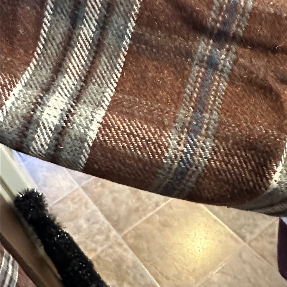 NWT Davi &Dani Brown Plaid Double-Breasted Coat - Picture 4 of 7